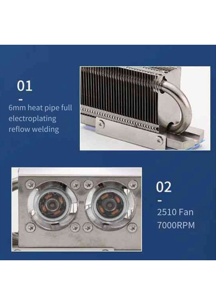 Rgb M 2 Sabit Disk Isı Dağılımı Radyatör Lavabo 3 Pimli Konektör HDD Soğutucu Iletkenlik Isı Borusu Rgb Soğutma Fanı (Yurt Dışından)