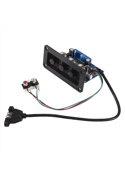 2 1 Kanal Dijital Amplifikatör Kartı 2X25W+50W Bt5 0 Subwoofer Sınıf D Amplifikatör Kartı DC12-20V Aux Kablosu+Usb Kablosu (Yurt Dışından)