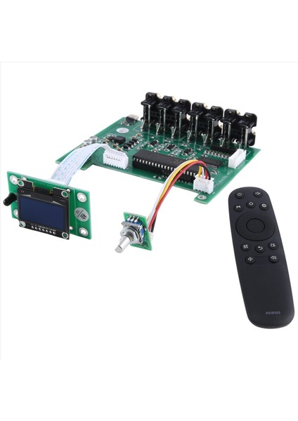 Dlhıfı F11 M62446 Preamp 5 1 6 Kanal Tamamen Bağımsızlık Uzaktan Kumanda OLED Dac Için Dac (Yurt Dışından) modelleri