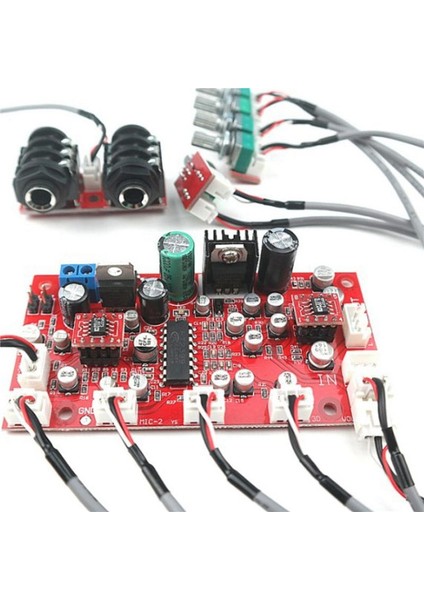 3x Dc 12V 24V PT2399 Dijital Mikrofon Ses Amplifikatör Kartı Karaoke Plaka Yankılanma Önsözü Önleyici OP275 (Yurt Dışından) indirimleri