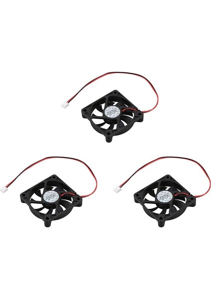 3x Masaüstü Pc Kılıfı Dc 12V 0 16A 60MM 2 Pin Soğutucu Soğutma Fanı (Yurt Dışından)