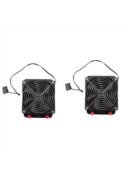 2x 120MM 10 Boru Su Soğutma Cpu Soğutucu Sıra Isı Eşanjörü Radyatör Pc Bilgisayar LED Su Soğutma Sistemi (Yurt Dışından)