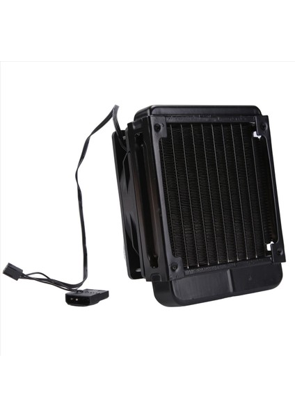 2x 120MM 10 Boru Su Soğutma Cpu Soğutucu Sıra Isı Eşanjörü Radyatör Pc Bilgisayar LED Su Soğutma Sistemi (Yurt Dışından) fırsatları