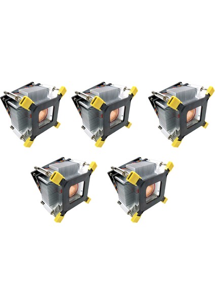 5x Cpu Soğutucu Fan Soğutma 1366 2011 1155 4 Pinli Tel Sıcaklık Kontrolü ve Hız Kontrol Radyatörü X58 X79 (Yurt Dışından)