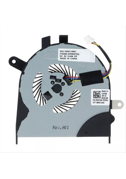 Dell Inspiron Için Cpu Soğutma Fanı 13 7353 7359 7453 P57G I7353 I7359 Dizüstü Bilgisayar Cpu Soğutma Fanı (Yurt Dışından)