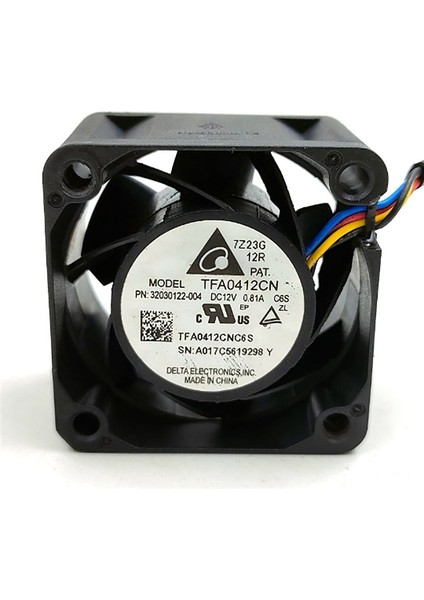 Delta 4028 DC12V Için TFA0412CN Soğutma Fanı 0 81A 8200RPM 4 Telli Pwm Sıcaklık Kontrolü 4cm Anahtar Fan (Yurt Dışından) modelleri