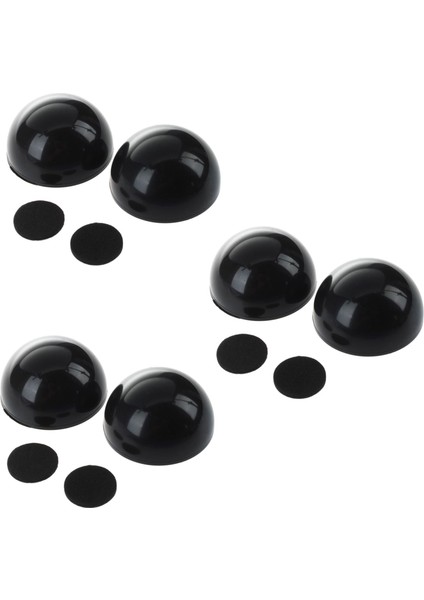 6 Adet Dizüstü Bilgisayar Dizüstü Bilgisayar Siyah Antiskid Serin Top Soğutucu Stand Ped (Yurt Dışından)