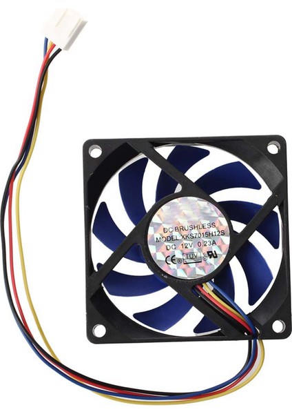 3x 12V Dc 32 70MM 4 Pimli Bilgisayar Kasası Cfm Pwm Cpu Pc Fan Mavisi ve Siyah (Yurt Dışından) fiyatları