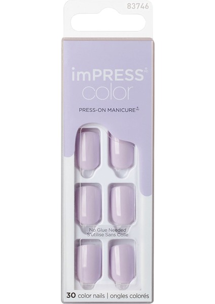 Color Kendinden Yapışkanlı Takma Tırnak Kısa Lila fırsatları