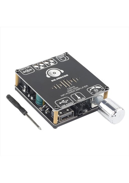 Dajunguo C50HS Bluetooth Amplifikatör Kartı 50W+50W TPA3116D2 Hıfı Chıp 12-24V Dijital Ses Güç Amplifikatör Modülü (Yurt Dışından)