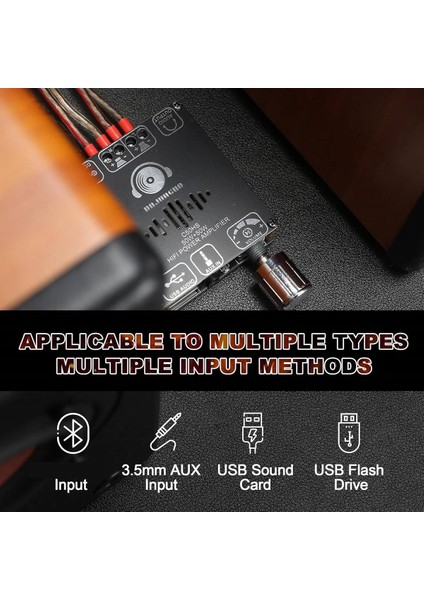 Dajunguo C50HS Bluetooth Amplifikatör Kartı 50W+50W TPA3116D2 Hıfı Chıp 12-24V Dijital Ses Güç Amplifikatör Modülü (Yurt Dışından) indirimleri