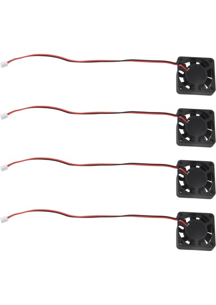 4x 40MM x 10MM 0 12A 2pin 5V Dc Fırçasız Kolu Soğutma Fanı (Yurt Dışından)