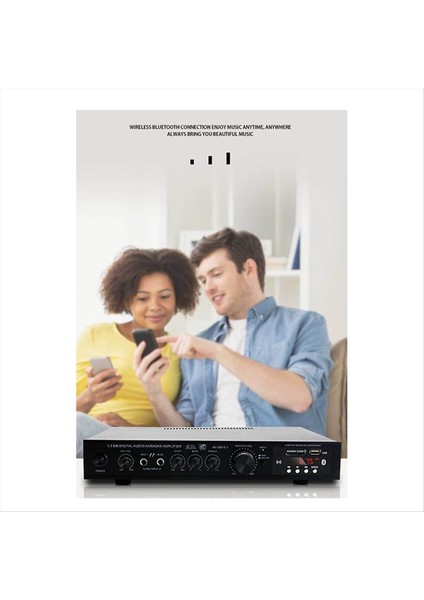 5 1 Kanal Hıfı Amplifikatör Subwoofer Yüksek Güç Sahnesi Ev Sineması Bluetooth Radyo Dış Mekan Amplifikatörü Abd Fişi (Yurt Dışından)