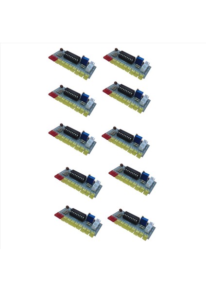 10X LM3915 Ses Seviyesi Göstergesi Dıy Kiti 10 LED Ses Ses Sesi Analizör Seviye Gösterge Kiti Seçmen (Yurt Dışından)