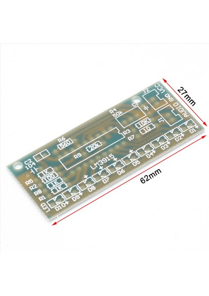 10X LM3915 Ses Seviyesi Göstergesi Dıy Kiti 10 LED Ses Ses Sesi Analizör Seviye Gösterge Kiti Seçmen (Yurt Dışından) fiyatları