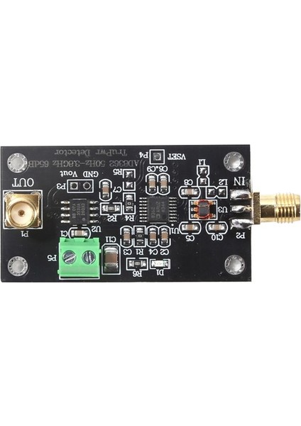 Rms Rf Algılama Doğrusal Db Çıkışı Çok Fişli Taşınabilir Rf Yanıt Güç Dedektörü Modülü (Yurt Dışından)