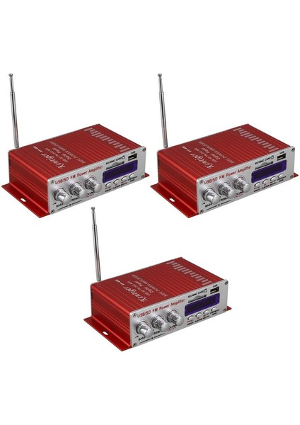 Kentiger 3x HY-400 Hi-Fi Araba Stereo Amplifikatör Radyo Mp3 Hoparlör Fm LCD Ekran Güç Player Otomatik Uzaktan Kumanda Için (Yurt Dışından)