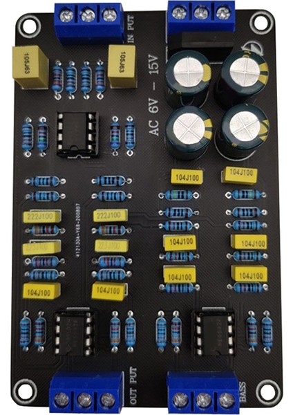 2pcs 2 Yollu Aktif Crossover Filtre Tiz Bas Ses Hoparlörü NE5532 ile Değiştirilmiş Ses Için Ön Çipli (Yurt Dışından) fiyatları
