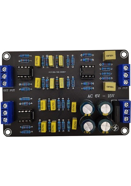 2pcs 2 Yollu Aktif Crossover Filtre Tiz Bas Ses Hoparlörü NE5532 ile Değiştirilmiş Ses Için Ön Çipli (Yurt Dışından) modelleri