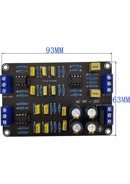 2pcs 2 Yollu Aktif Crossover Filtre Tiz Bas Ses Hoparlörü NE5532 ile Değiştirilmiş Ses Için Ön Çipli (Yurt Dışından) fırsatları