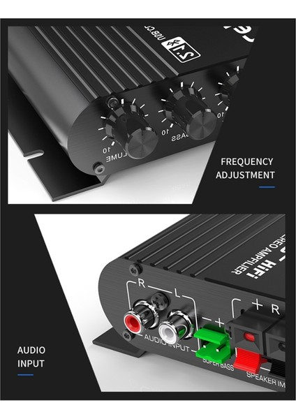 Lepy 838 USB Bluetooth Subwoofer Amplifikatör Hıfı 2 1 12V Araba Ev Amplifikatör U Disk 4-8 Ohm Hoparlör Için Uygun Kayıpsız (Yurt Dışından) modelleri