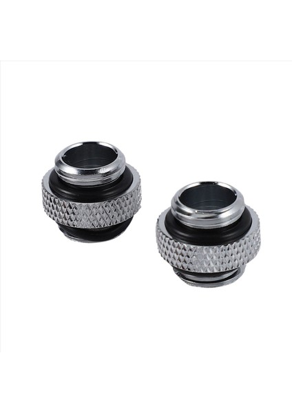 6pcs G1/4 Mini Harici Iplik Erkek Ila Erkek Su Soğutma Döner Bağlantı Adaptörü Su Soğutma Konnektörü Gümüş (Yurt Dışından) fiyatları