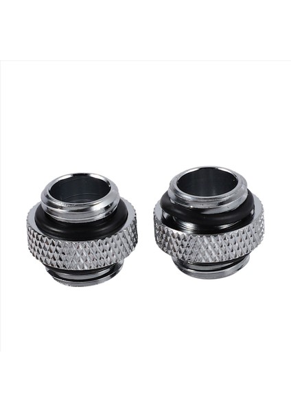 6pcs G1/4 Mini Harici Iplik Erkek Ila Erkek Su Soğutma Döner Bağlantı Adaptörü Su Soğutma Konnektörü Gümüş (Yurt Dışından) indirimleri