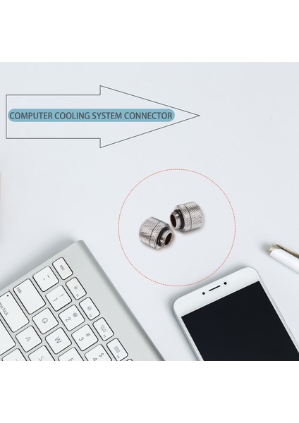 2 Adet Su Soğutma Bağlantı Parçaları G1/4 Harici Iplik Pagoda 9 5X12 7mm Yumuşak Tüp Bilgisayar Soğutma Sistemi Bağlayıcı Gümüş (Yurt Dışından) modelleri