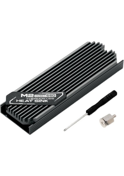 Ultratin M 2 SSD Isı Lavabosu M2 2280 Katı Hal Sert Disk Alüminyum Ispinin Soğutucu Soğutma Termal Pad Gri (Yurt Dışından)