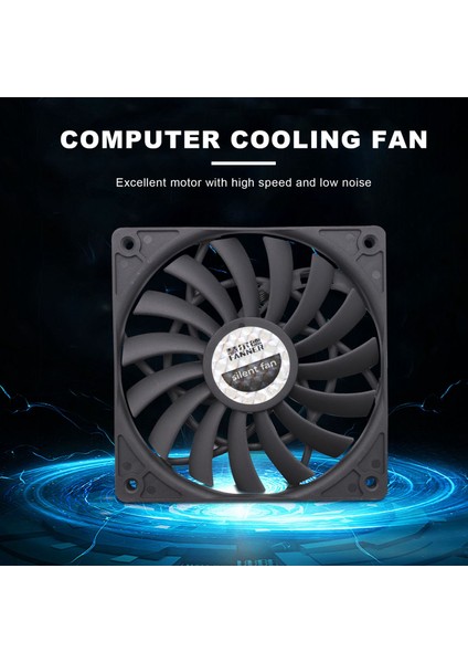 Ince 12MM Kalınlık 120X120X12MM 12V Masaüstü Bilgisayar Ana Bilgisayar Sesli Fan Hızlı 12CM Şasi Soğutma Fanı (Yurt Dışından) fiyatları
