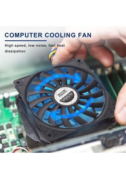 Ince 12MM Kalınlık 120X120X12MM 12V Masaüstü Bilgisayar Ana Bilgisayar Sesli Fan Hızlı 12CM Şasi Soğutma Fanı (Yurt Dışından) modelleri