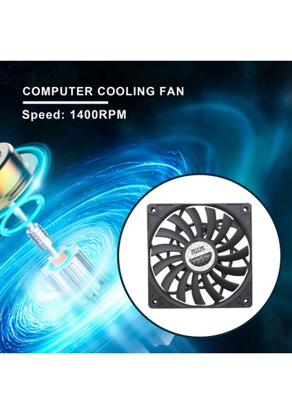 Ince 12MM Kalınlık 120X120X12MM 12V Masaüstü Bilgisayar Ana Bilgisayar Sesli Fan Hızlı 12CM Şasi Soğutma Fanı (Yurt Dışından) fırsatları