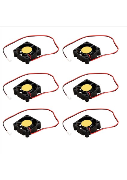 6pcs 30MM x 30MM x 10MM 3010S 12V 0 06A Fırçasız Dc Soğutma Fanı (Yurt Dışından)