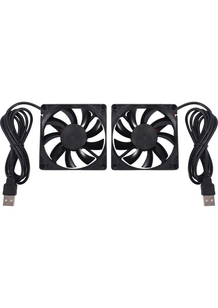 80MM 5V USB Fan 80MM 8cm 8015 Fırçasız Dc Soğutma Fan Bilgisayar Yönlendirici Kılıf Fan Soğutucu 2 Pcs (Yurt Dışından)