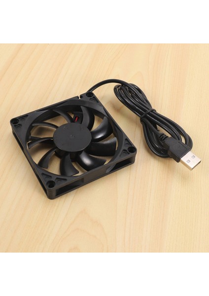 80MM 5V USB Fan 80MM 8cm 8015 Fırçasız Dc Soğutma Fan Bilgisayar Yönlendirici Kılıf Fan Soğutucu 2 Pcs (Yurt Dışından) fırsatları