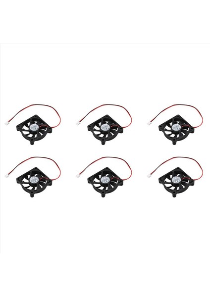 6x Masaüstü Pc Kılıfı Dc 12V 0 16A 60MM 2 Pin Soğutucu Soğutma Fanı (Yurt Dışından) fiyatları