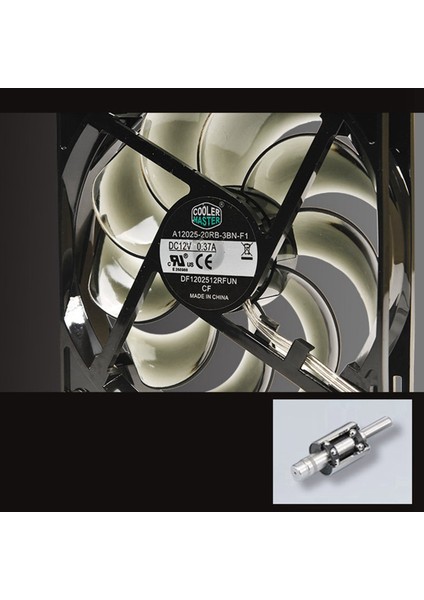 2x Soğutucu Master 120 120MM Pwm Şasi Fan Gale Hacmi Sessiz Fan 12025 Şasi Fan (Mavi Işık) (Yurt Dışından) modelleri