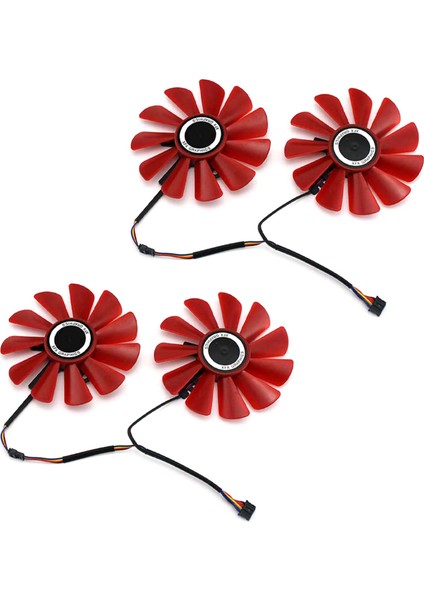 2x Xfx 85MM Çap RX-570-2048SP RX-580 Xfx Için Xfx RX570 4g RX580 Video Görüntü Kartları Soğutma Yedek Fan (Yurt Dışından)