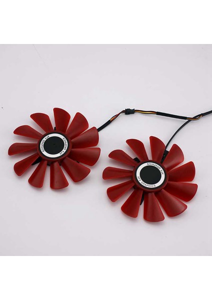 2x Xfx 85MM Çap RX-570-2048SP RX-580 Xfx Için Xfx RX570 4g RX580 Video Görüntü Kartları Soğutma Yedek Fan (Yurt Dışından) modelleri