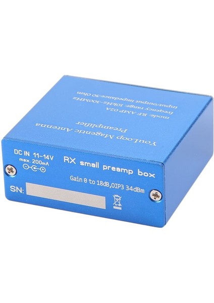 Hf ve Vhf Için Yoloop Manyetik Anten Için Önsözlü Amplifikatör Rf Amplifikatör (Yurt Dışından)