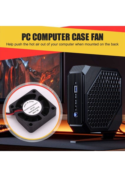 40MM x 40MM x 10MM 4010 9 Bıçak Fırçasız Dc 12V Soğutma Fanı (Yurt Dışından) indirimleri