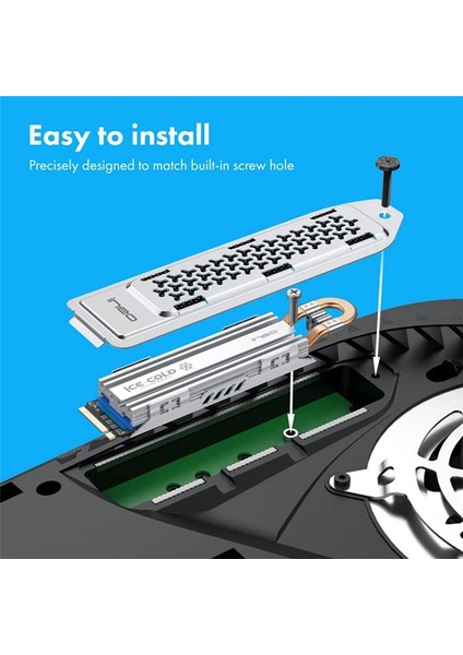 Ineo Nvme Katı Hal Sabit Sürücü Radyatörü Ps5 M 2 SSD Sırakısız Olduğu Effeni Isı Yağım Soğutucu (Yurt Dışından) fırsatları