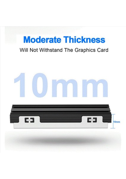 2x M 2 SSD Nvme Isı Lavabosu M2 2280 Katı Hal Sert Disk Alüminyum M 2 2230 2280 Ngff Nvme SSD Için (Yurt Dışından) fiyatları