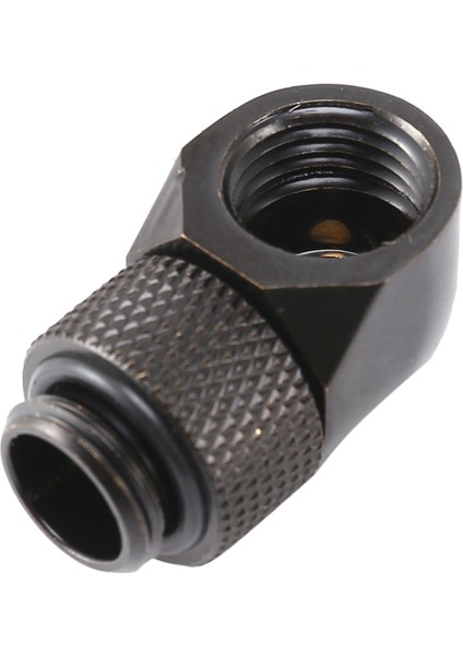 2 Pcs 12 9mm G1/4 Iplik 90 Derece Döner Tüp Konektör Pc Su Soğutma Siyah Için Bağlantı (Yurt Dışından) modelleri