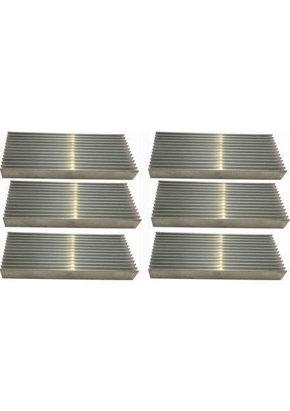 9 Pcs Alüminyum Güç Amplifikatörü Ispit Sebep Isı Lavabosu 100X40X11MM (Yurt Dışından)
