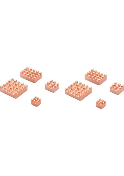 8 Adet Soğutma Ahududu Pi 4b 1g 2g 4g Soğutma Soğutma Soğutma Soğutucu (Saf Coper Whot Sebzer) (Yurt Dışından)