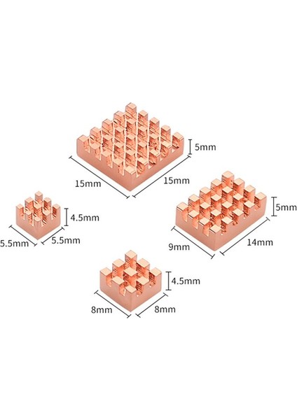 8 Adet Soğutma Ahududu Pi 4b 1g 2g 4g Soğutma Soğutma Soğutma Soğutucu (Saf Coper Whot Sebzer) (Yurt Dışından) fırsatları
