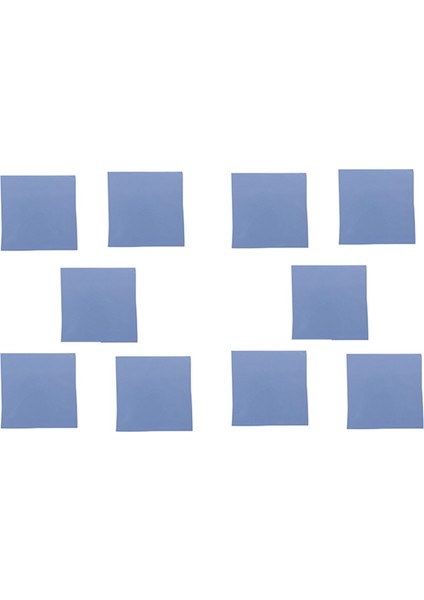 2x Gpu Cpu Sıcak Soğutma Soğutması Iletişim Silikon Pad 100MMX100MMX1MM Termal Pad (Yurt Dışından)