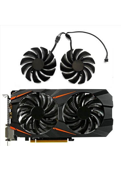 88MM Gpu Soğutucu Grafik Kartı Kart Fan Reorus Aorus RX580/570 Gıgabyte GV-RX570 Aorus GV-RX580AORUS (6 Pc) (Yurt Dışından) fırsatları