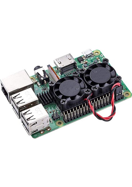 Isı Lavabosu ile Çift Fan Nihai Çift Soğutma Fanları Ahududu Pi 4b/3b+ Için Soğutucu (Yurt Dışından) fiyatları